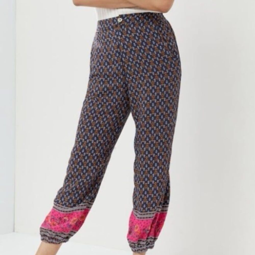 Anthropologie Greta balloon leg bohemian indie floral paisley pants